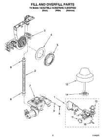 06 - Fill And Overfill Parts parts for Kitchenaid Dishwasher KUDI02FRSS0 from AppliancePartsPros.com