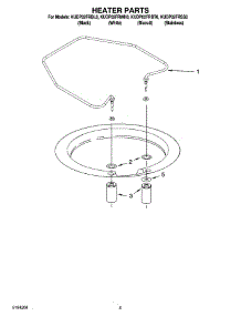 05 - Heater Parts parts for Kitchenaid Dishwasher KUDP02FRSS0 from AppliancePartsPros.com
