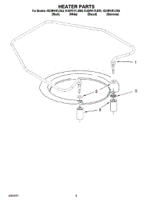 05 - Heater Parts parts for Kitchenaid Dishwasher KUDP01FLWH6 from AppliancePartsPros.com