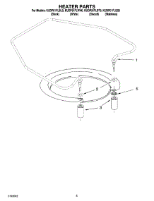 05 - Heater Parts parts for Kitchenaid Dishwasher KUDP01FLBL0 from AppliancePartsPros.com