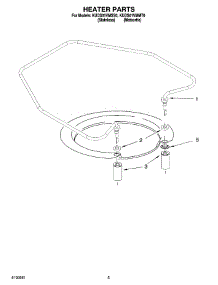 05 - Heater Parts parts for Kitchenaid Dishwasher KUDS01VMMT0 from AppliancePartsPros.com