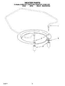 05 - Heater Parts parts for Kitchenaid Dishwasher KUDP01ILBT1 from AppliancePartsPros.com