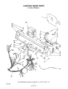 04 - Control Panel , Literature And Optional parts for Whirlpool Dishwasher 4KPDI620T0 from AppliancePartsPros.com