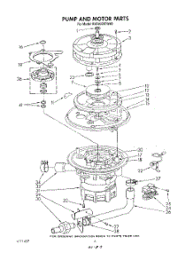05 - Pump And Motor parts for Kitchenaid Dishwasher KUDA220TWH0 from AppliancePartsPros.com