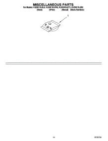 12 - Miscellaneous Parts Optional Parts (Not Included) parts for Kitchenaid Dishwasher KUDI01DLBS0 from AppliancePartsPros.com