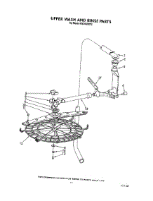 09 - Upper Wash And Rinse parts for Kitchenaid Dishwasher KUDA22ST2 from AppliancePartsPros.com