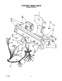 04 - Control Panel, Lit / Optional parts for Kitchenaid Dishwasher KUDI22GT2 from AppliancePartsPros.com