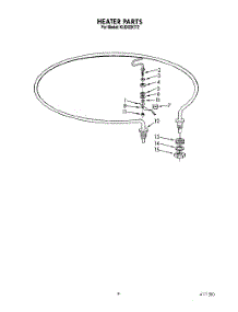 07 - Heater parts for Kitchenaid Dishwasher KUDI22GT2 from AppliancePartsPros.com