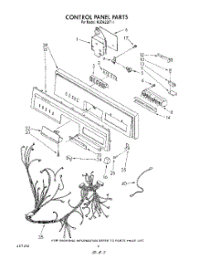04 - Control Panel , Literature And Optional parts for Kitchenaid Dishwasher KUDA220T1 from AppliancePartsPros.com