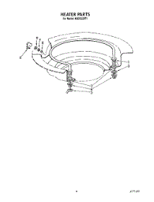 07 - Heater parts for Kitchenaid Dishwasher KUDS220T1 from AppliancePartsPros.com