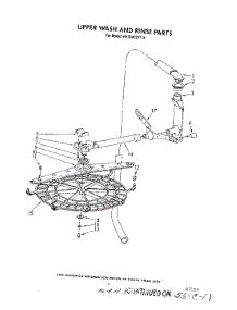 09 - Upper Wash And Rinse parts for Whirlpool Dishwasher 4KUDA220T3 from AppliancePartsPros.com