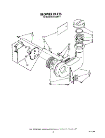 03 - Blower parts for Kitchenaid Dishwasher KUDA220T0 from AppliancePartsPros.com