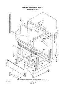 10 - Frame And Tank parts for Whirlpool Dishwasher 4KUDA220T3 from AppliancePartsPros.com