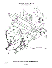 04 - Control Panel , Literature And Optional parts for Whirlpool Dishwasher 4KUDI220WW0 from AppliancePartsPros.com