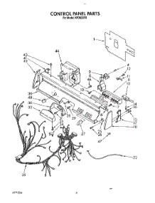 04 - Control Panel, Lit / Optional parts for Kitchenaid Dishwasher KPDI620T0 from AppliancePartsPros.com
