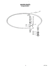 07 - Heater parts for Kitchenaid Dishwasher KPDI620T0 from AppliancePartsPros.com