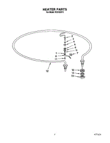 07 - Heater parts for Kitchenaid Dishwasher KUDI220T6 from AppliancePartsPros.com