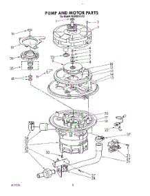 05 - Pump And Motor parts for Kitchenaid Dishwasher KUDS22CT0 from AppliancePartsPros.com