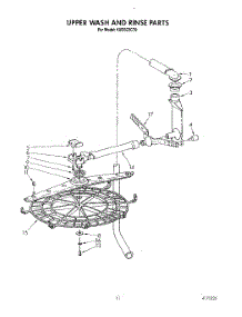 09 - Upper Wash And Rinse parts for Kitchenaid Dishwasher KUDS22CT0 from AppliancePartsPros.com