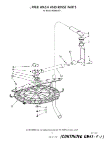 09 - Upper Wash And Rinse parts for Whirlpool Dishwasher 4KUDI220T1 from AppliancePartsPros.com