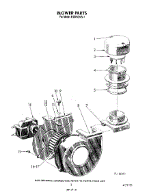 03 - Blower parts for Kitchenaid Dishwasher KUDB210S1 from AppliancePartsPros.com