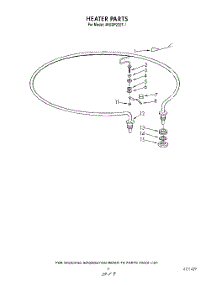 07 - Heater parts for Whirlpool Dishwasher 4KUDP220T1 from AppliancePartsPros.com