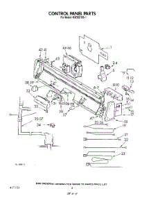 04 - Control Panel , Literature And Optional parts for Kitchenaid Dishwasher KUDB210S1 from AppliancePartsPros.com