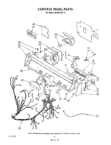 04 - Control Panel , Literature And Optional parts for Whirlpool Dishwasher 4KUDP220T0 from AppliancePartsPros.com