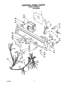 03 - Control Panel, Literature / Optional parts for Whirlpool Dishwasher 4KUDC220T5 from AppliancePartsPros.com