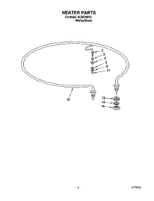 06 - Heater parts for Whirlpool Dishwasher 4KUDC220T5 from AppliancePartsPros.com