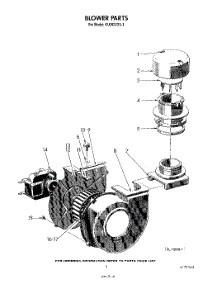 03 - Blower parts for Kitchenaid Dishwasher KUDI21DS1 from AppliancePartsPros.com