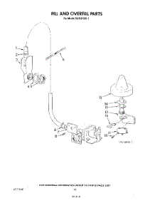 08 - Fill And Overfill parts for Kitchenaid Dishwasher KUDI21DS1 from AppliancePartsPros.com