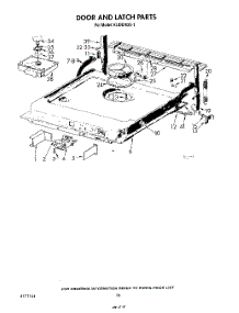 13 - Door And Latch parts for Kitchenaid Dishwasher KUDI21DS1 from AppliancePartsPros.com