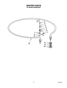 07 - Heater parts for Kitchenaid Dishwasher KUDI22XX2 from AppliancePartsPros.com