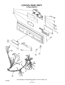 04 - Control Panel , Literature And Optional parts for Kitchenaid Dishwasher KUDA22ST0 from AppliancePartsPros.com