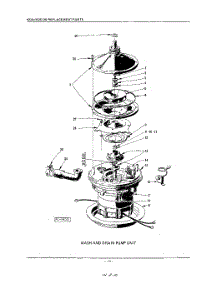 07 - Wash And Drain Pump parts for Kitchenaid Dishwasher KDD20 from AppliancePartsPros.com