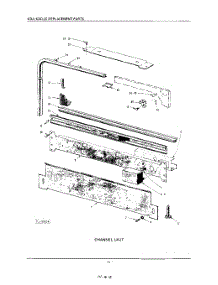 11 - Channel parts for Kitchenaid Dishwasher KDD20 from AppliancePartsPros.com