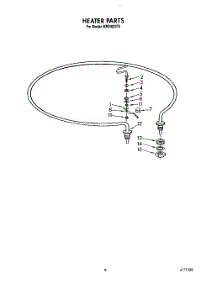 07 - Heater parts for Kitchenaid Dishwasher KPDI620T5 from AppliancePartsPros.com