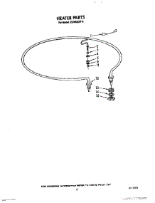 07 - Heater parts for Kitchenaid Dishwasher KUDM220T0 from AppliancePartsPros.com