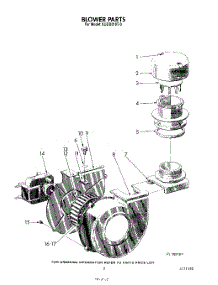 03 - Blower parts for Kitchenaid Dishwasher KUDD210T0 from AppliancePartsPros.com