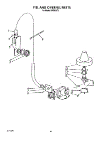 08 - Fill And Overfill parts for Kitchenaid Dishwasher KPDI620T2 from AppliancePartsPros.com