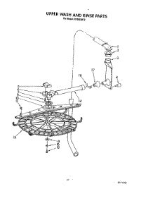 09 - Upper Wash And Rinse parts for Kitchenaid Dishwasher KPDI620T2 from AppliancePartsPros.com