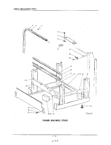 10 - Frame And Miscellaneous parts for Kitchenaid Dishwasher KUDS21SS0 from AppliancePartsPros.com