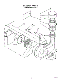 03 - Blower parts for Kitchenaid Dishwasher KUDS220T5 from AppliancePartsPros.com