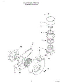 02 - Blower parts for Kitchenaid Dishwasher KUDJ23HYWH2 from AppliancePartsPros.com