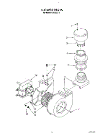 03 - Blower parts for Kitchenaid Dishwasher KUDI220T1 from AppliancePartsPros.com