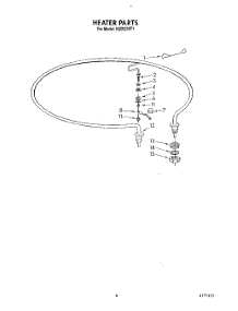 07 - Heater parts for Kitchenaid Dishwasher KUDI220T1 from AppliancePartsPros.com