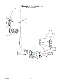 08 - Fill And Overfill parts for Kitchenaid Dishwasher KUDI220T1 from AppliancePartsPros.com