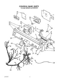 04 - Control Panel, Lit / Optional parts for Kitchenaid Dishwasher KUDP220T4 from AppliancePartsPros.com