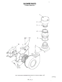 03 - Blower parts for Kitchenaid Dishwasher KUDI21SS1 from AppliancePartsPros.com